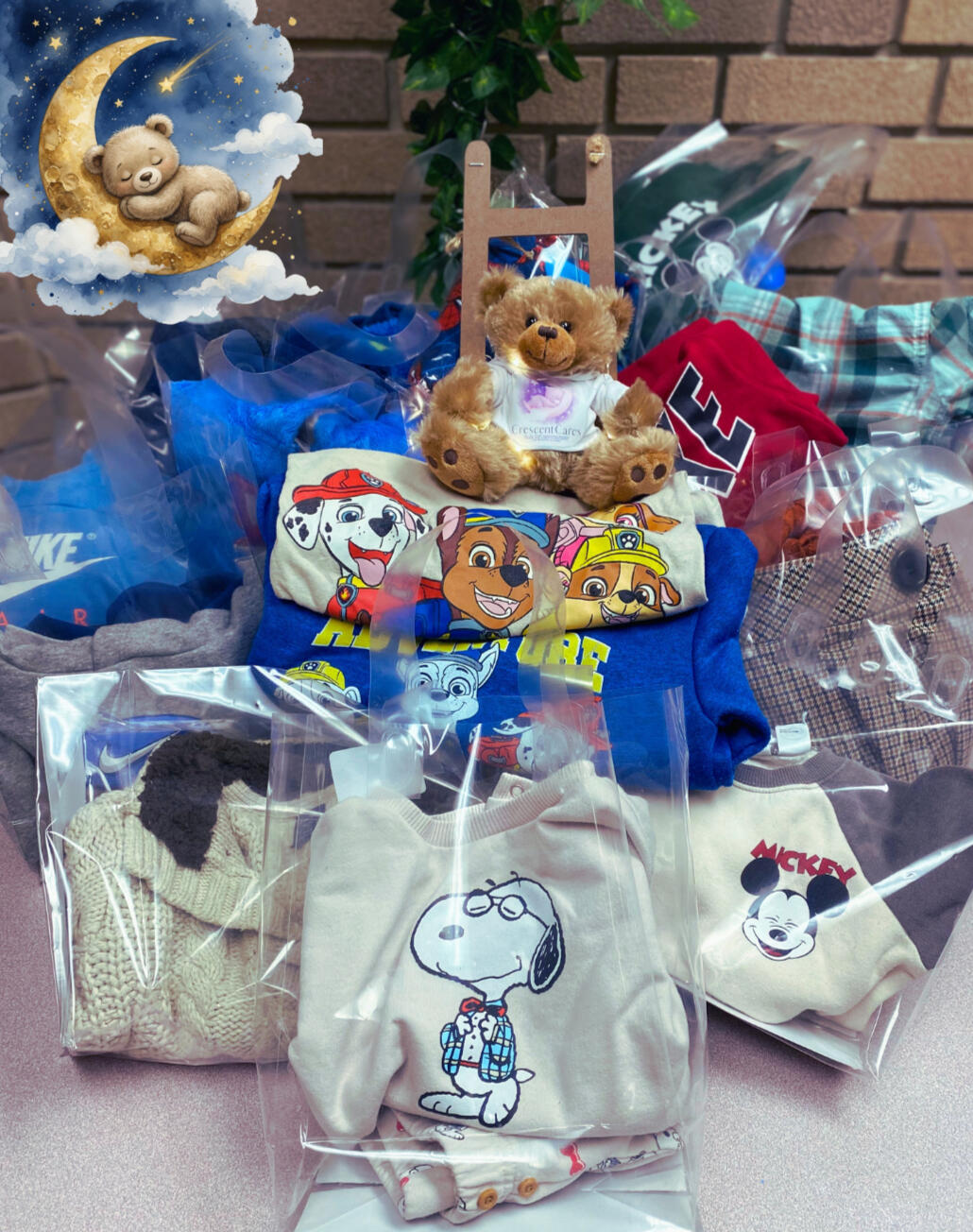 Crescent Cares donated items